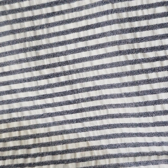 St. John's Bay Blue and White Striped Seersucker Shorts with 8" Inseam NWT - Picture 3 of 11